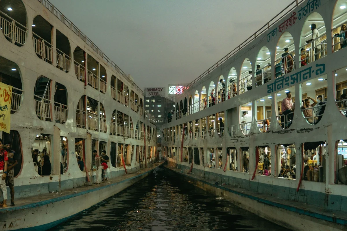 Sadarghat River Port view 2