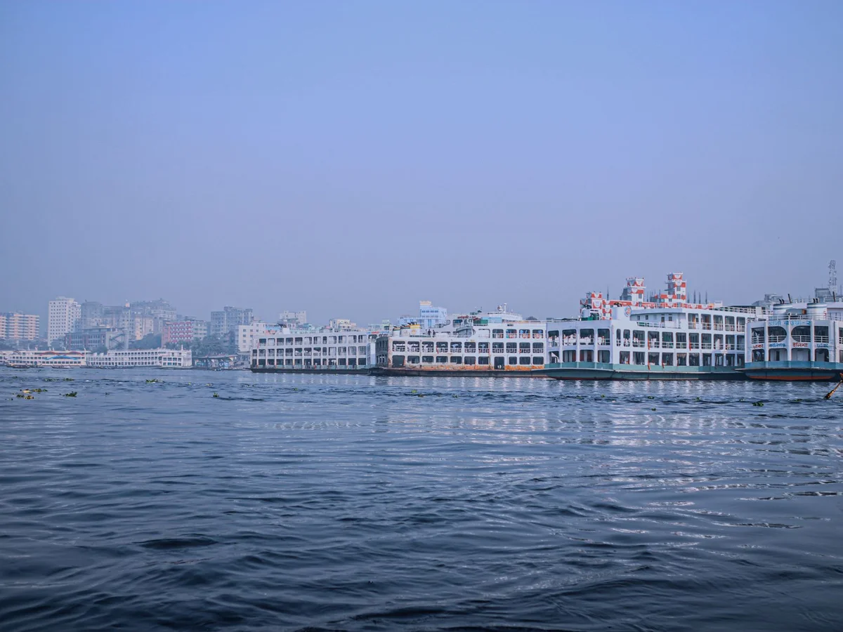 Sadarghat River Port view 1