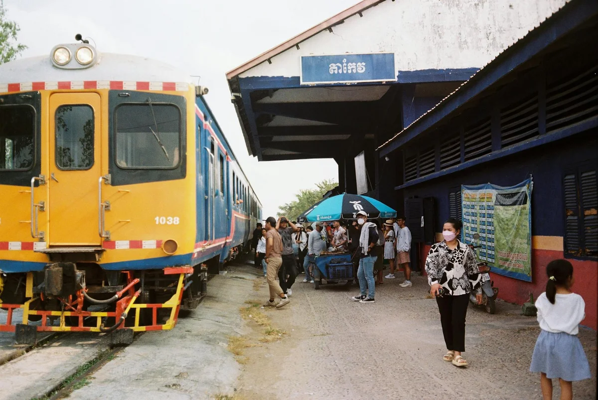 Battambang Bamboo Train view 1