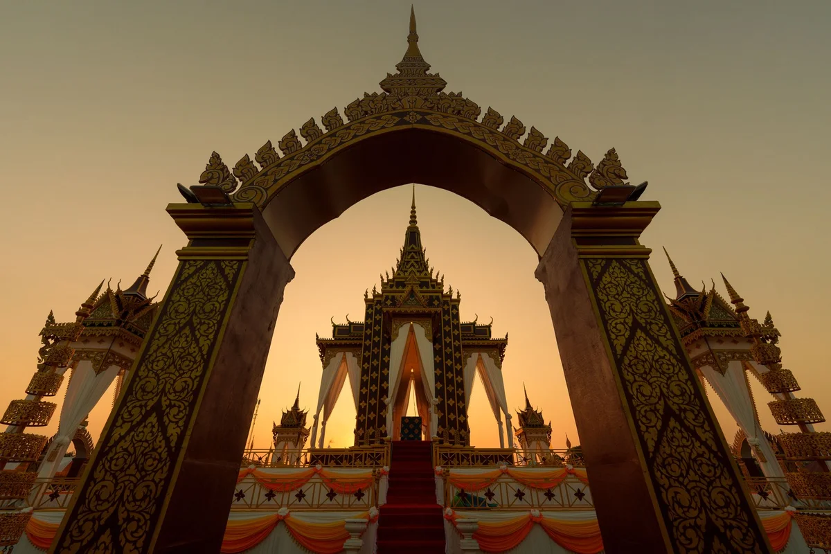 Kampot Old Market view 1