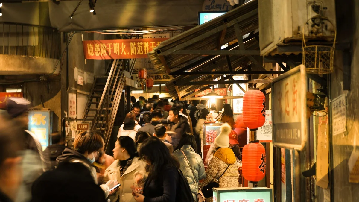 Caojia Alley Market view 1