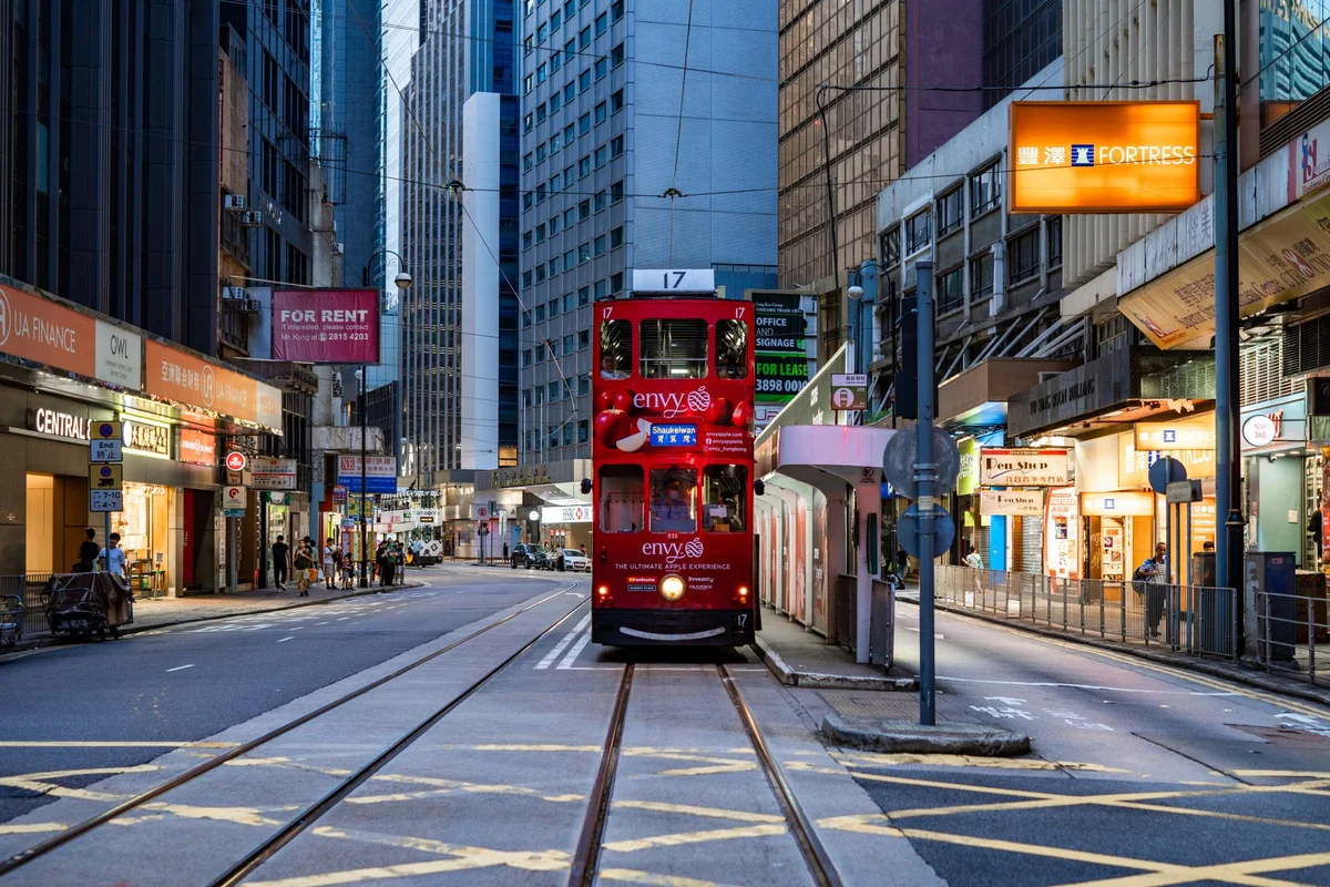 Hong Kong Tramways Wan Chai view 1