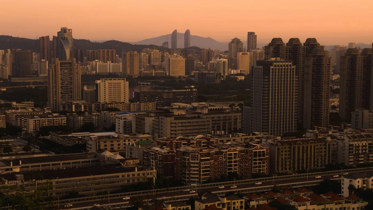 Lianhua Mountain Park view 2