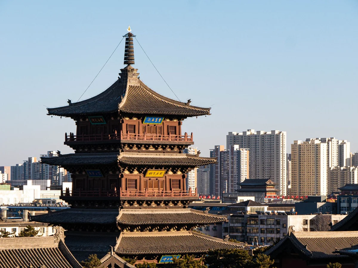 Miaoying Temple White Pagoda view 2