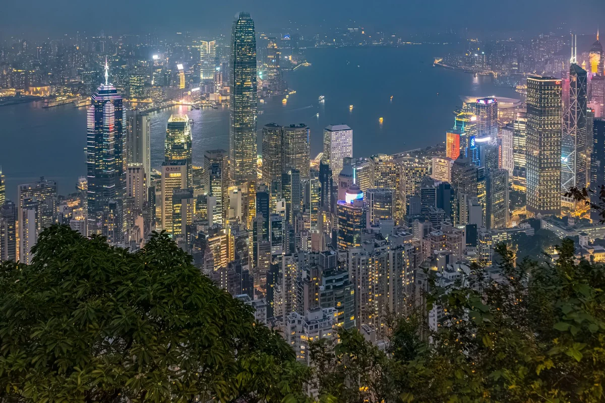 Peak Tram view 2