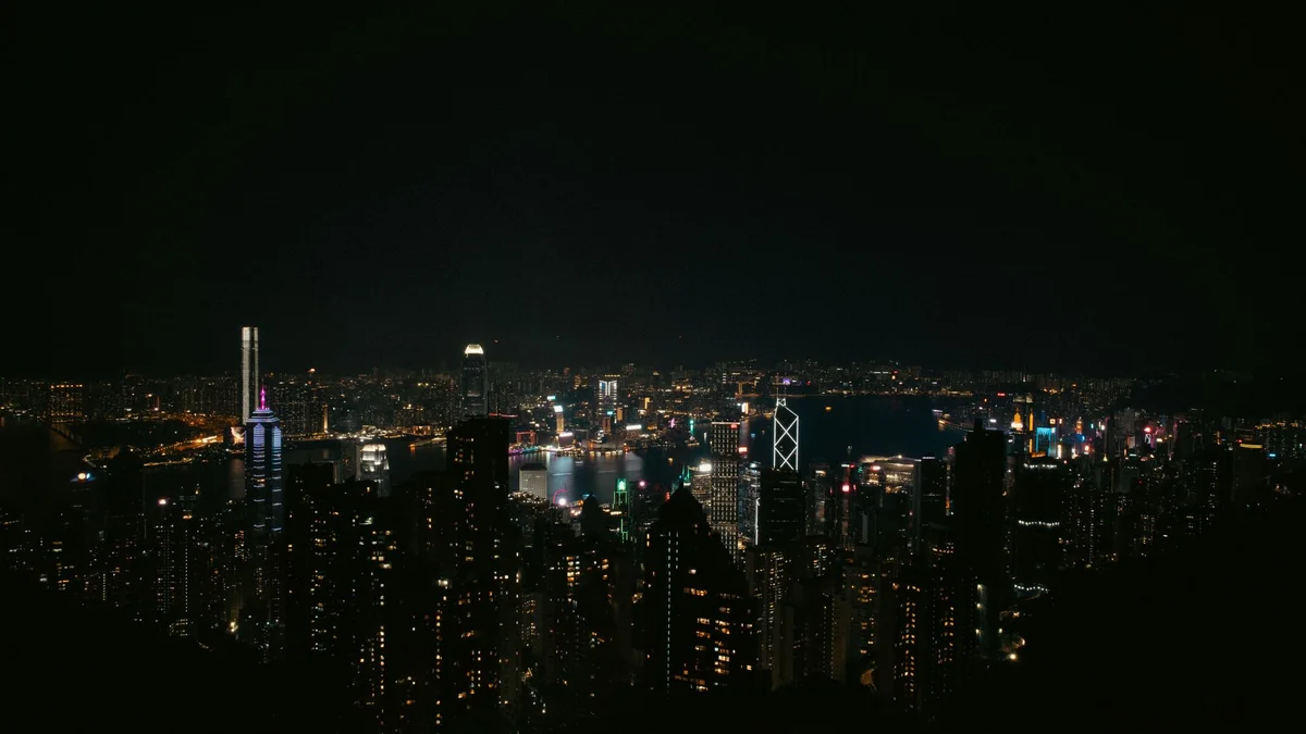 Peak Tram view 1