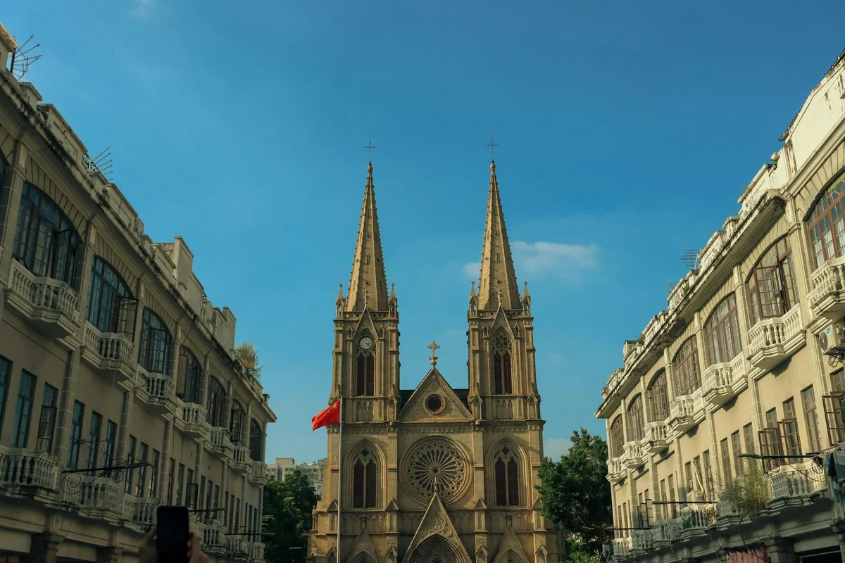 Sacred Heart Cathedral view 2