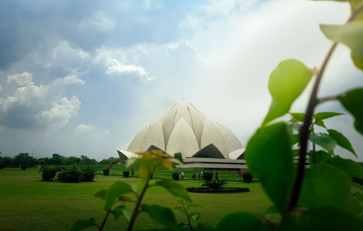 Bahai Lotus Temple view 1