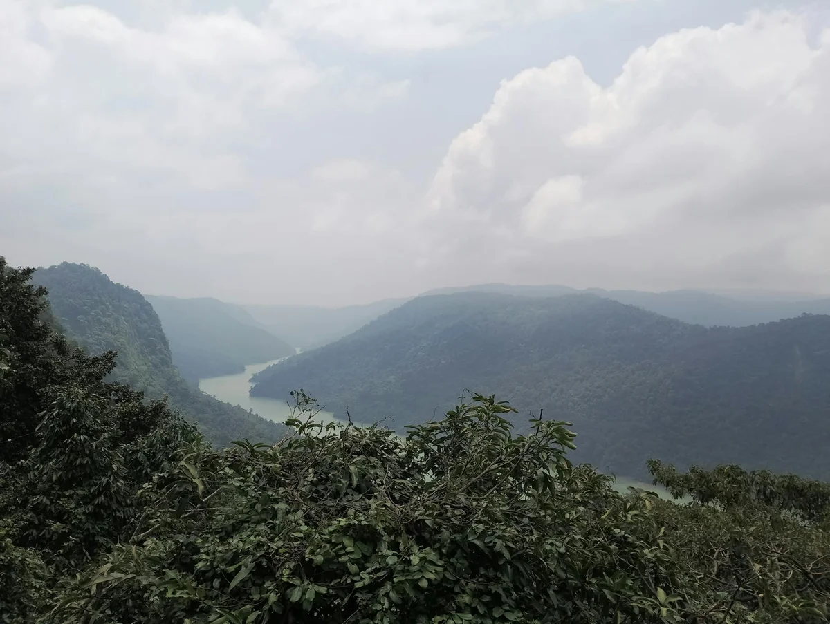 Dudhsagar Waterfalls view 2