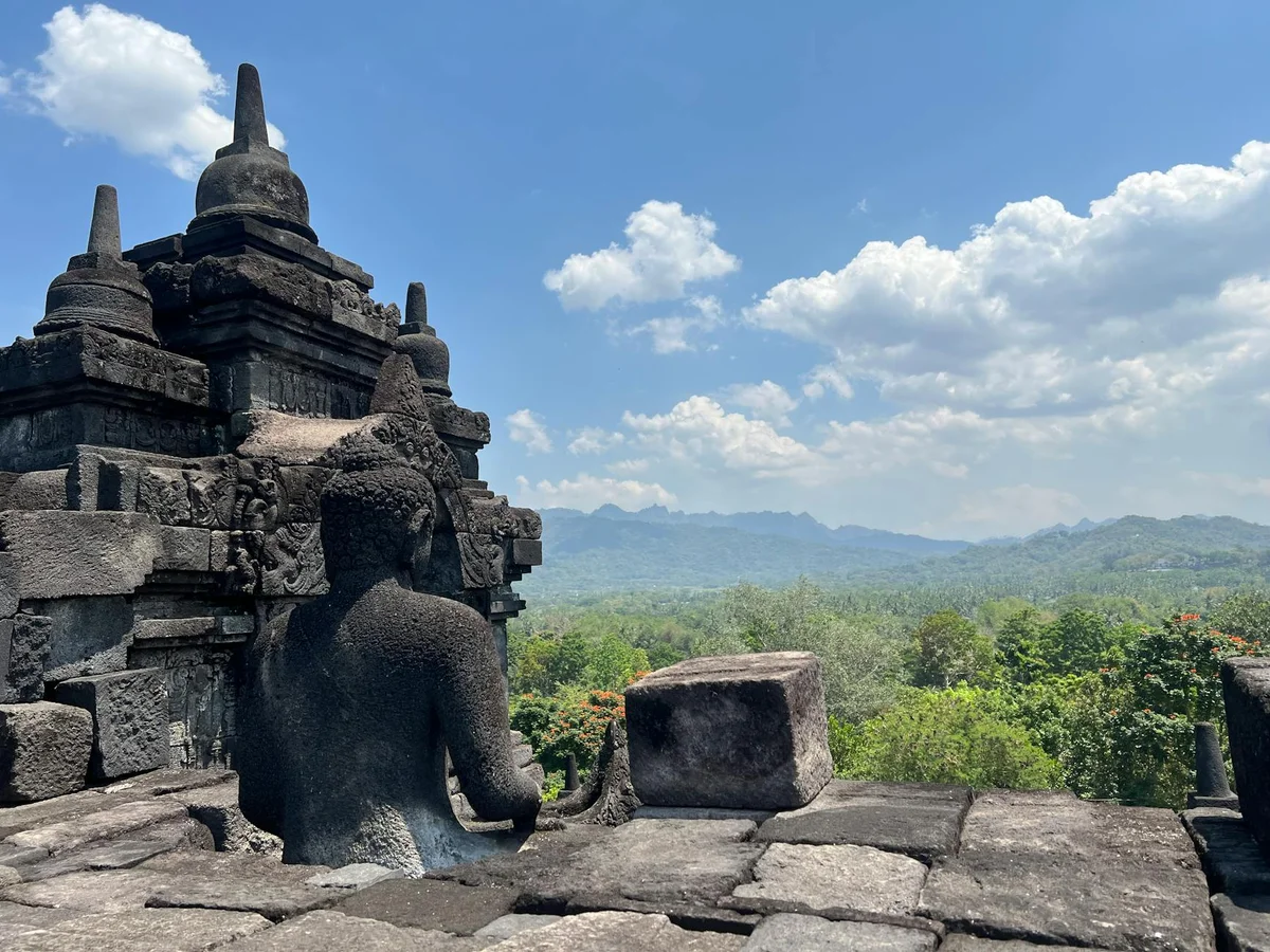 Borobudur Temple view 2