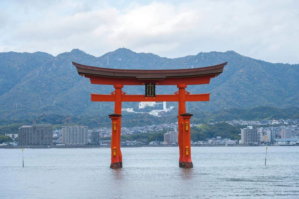 Itsukushima Shrine view 1