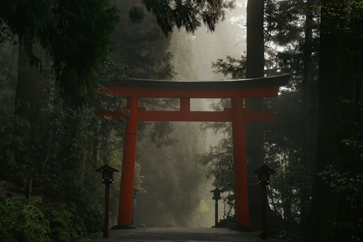 Kurumazaki Shrine view 1