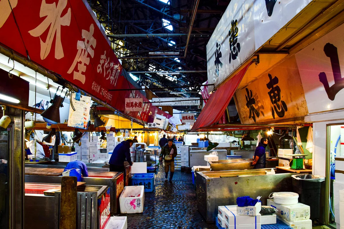 Yanagibashi Central Market view 1