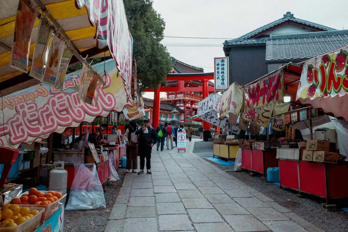 Heiwa Dori Market view 2