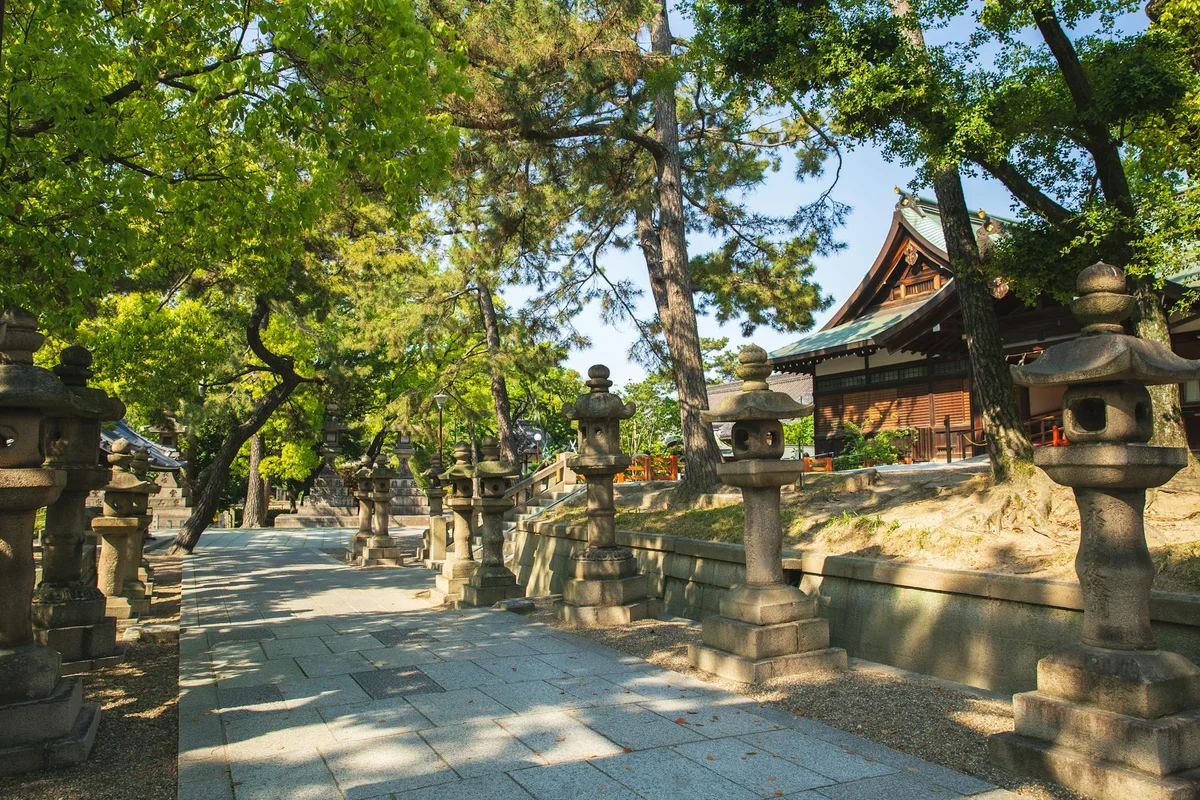 Sumiyoshi Taisha view 1