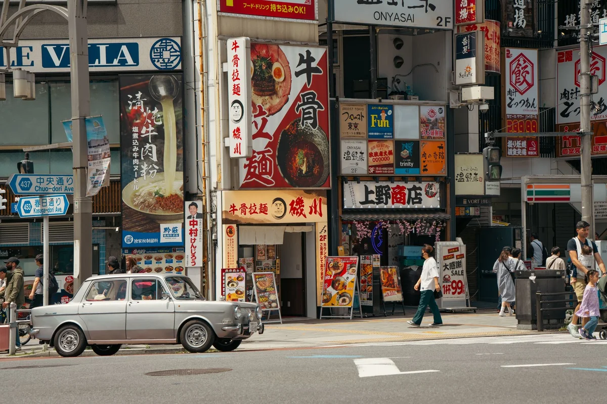 Tenjinbashisuji Shotengai view 1