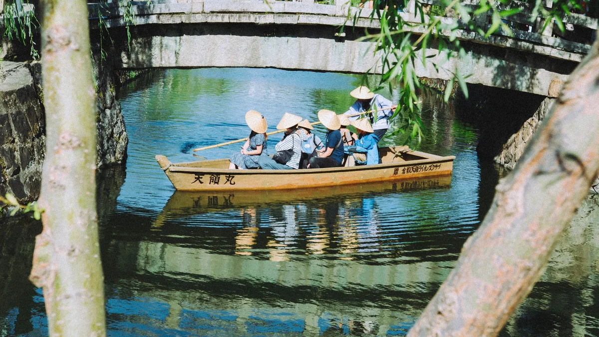 Yanagawa Kawakudari view 1