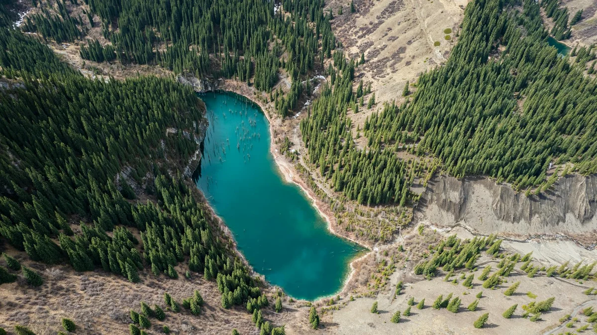 Lake Kaindy view 2