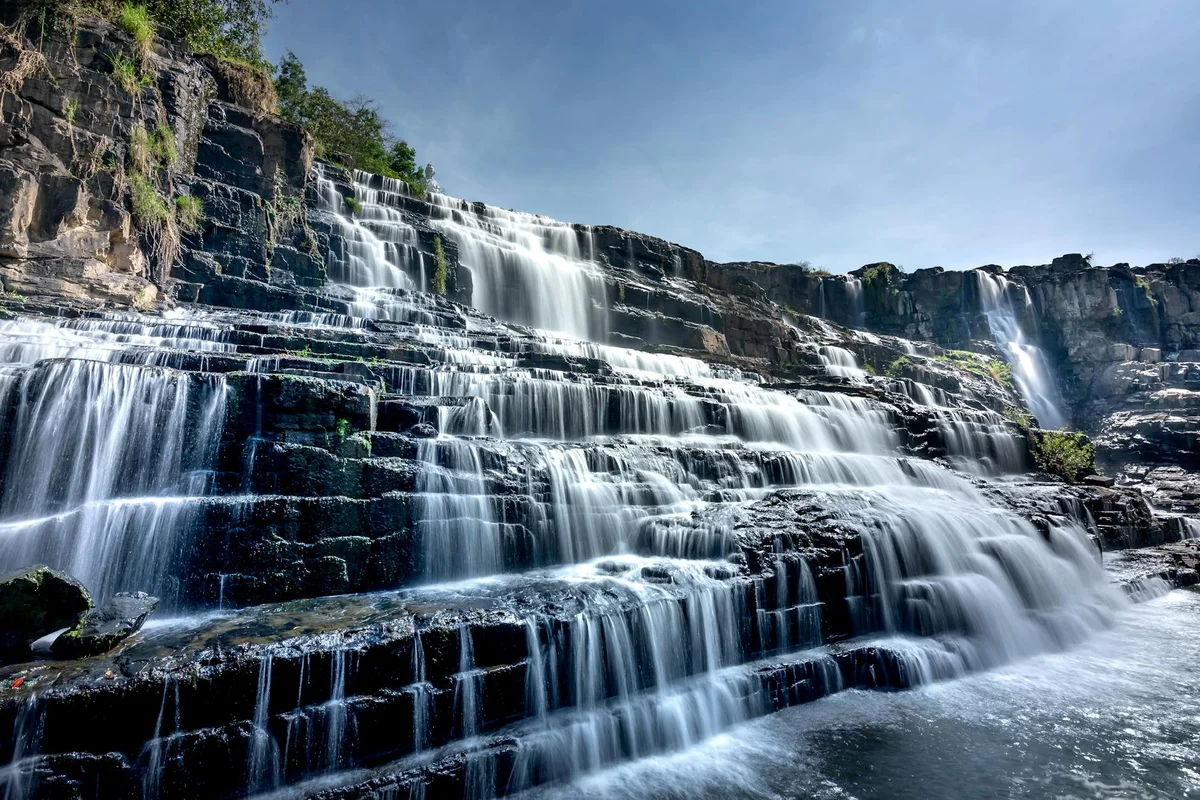 Kuang Si Falls view 2