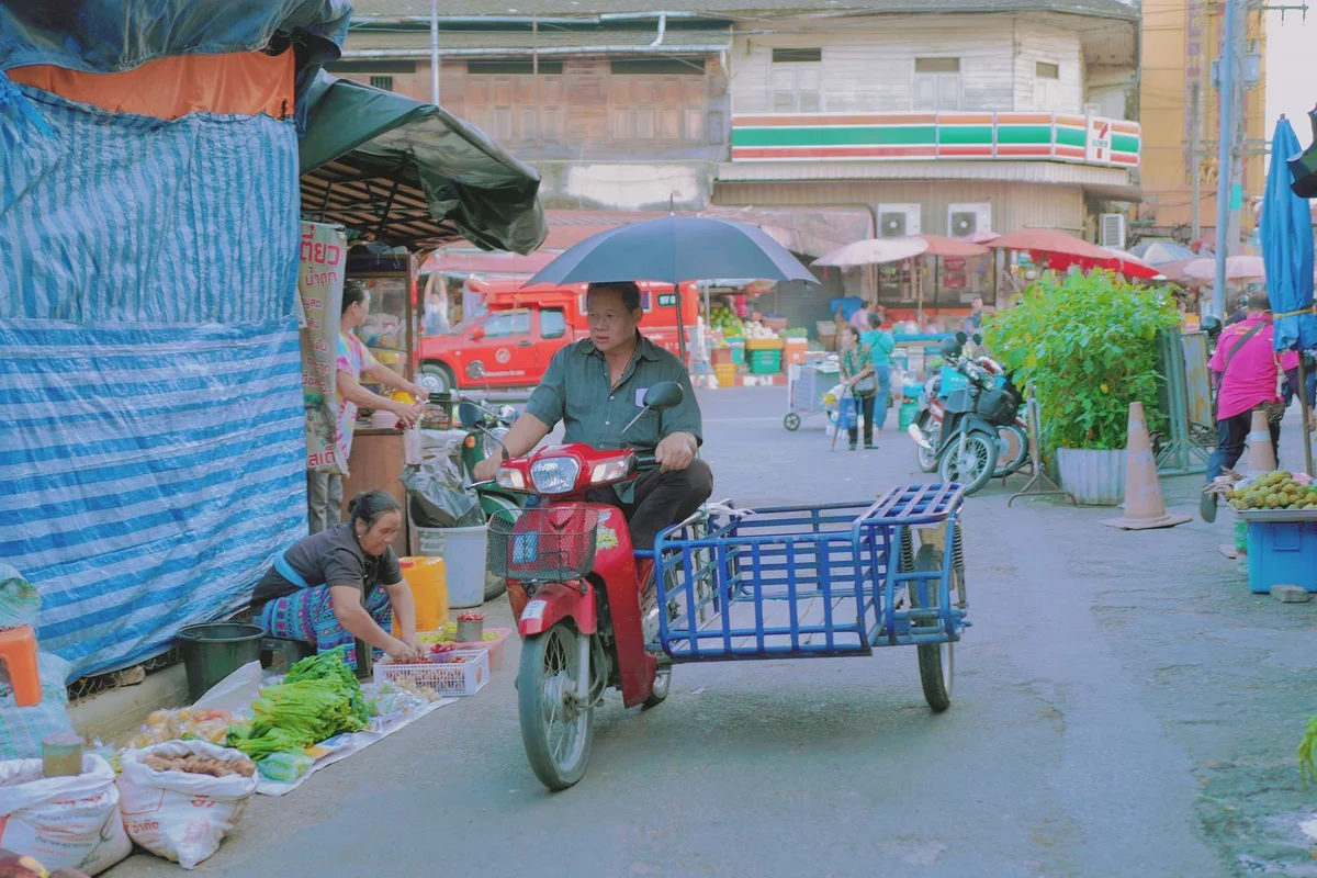 Talat Sao Morning Market view 1