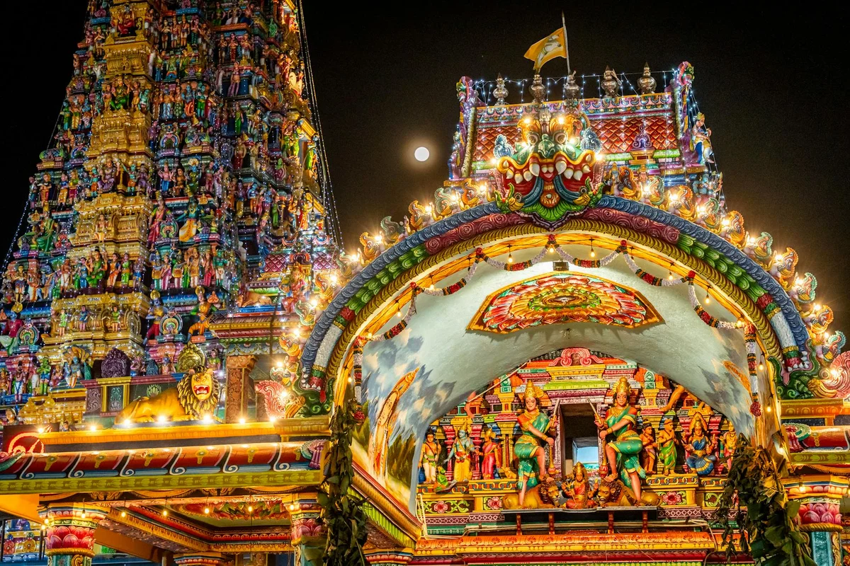 Arulmigu Sri Rajakaliamman Glass Temple view 1
