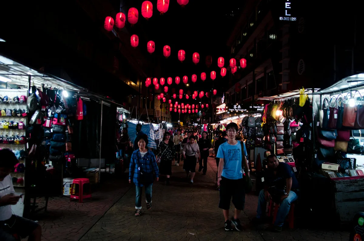 Batu Ferringhi Night Market view 1