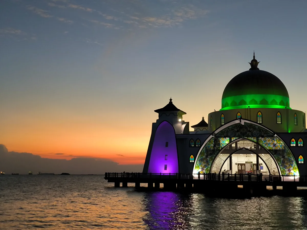 Kampung Kling Mosque view 1