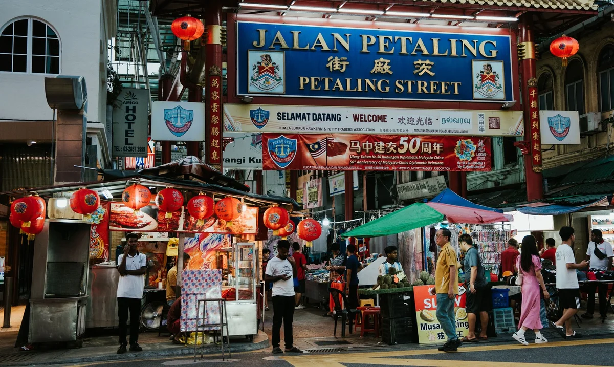 Petaling Street Market view 2
