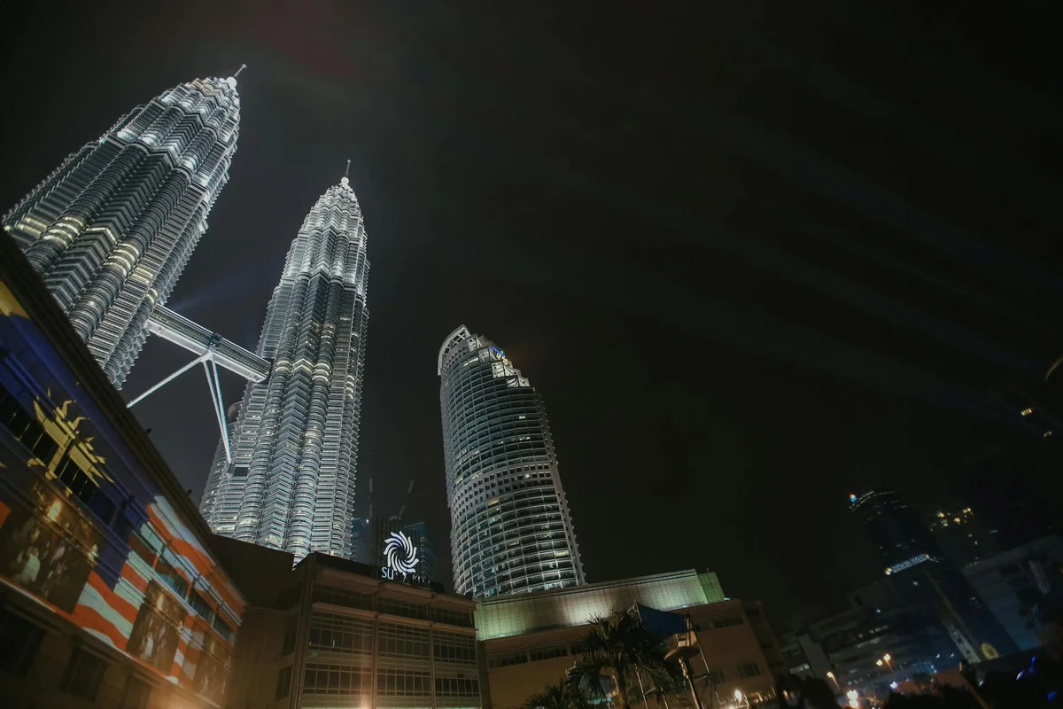 Petronas Twin Towers view 1