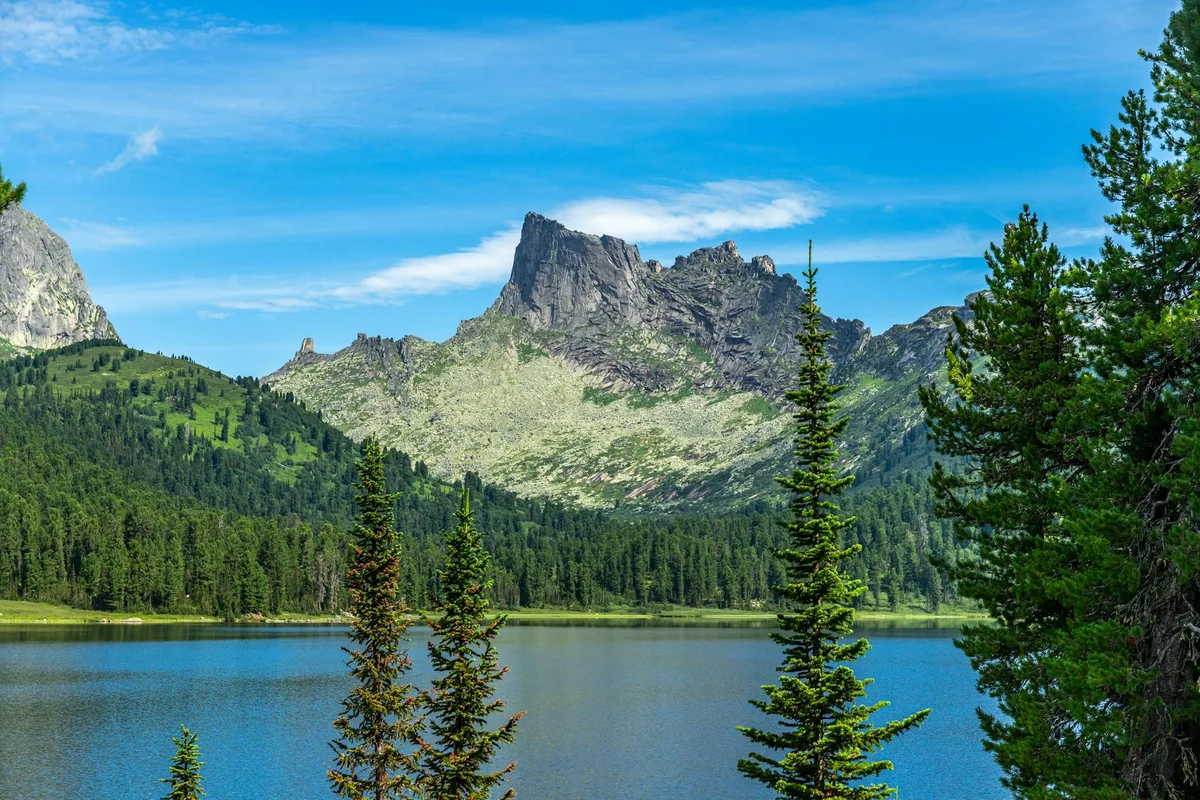 Lake Khövsgöl view 1