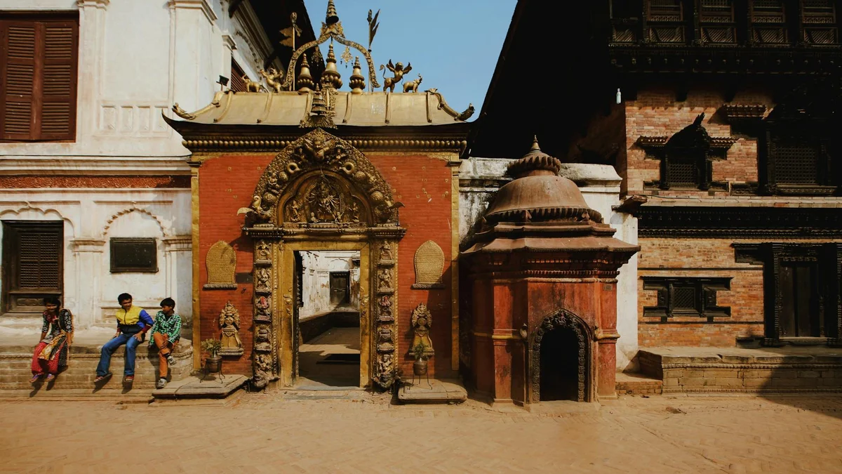 Bhaktapur Durbar Square view 2