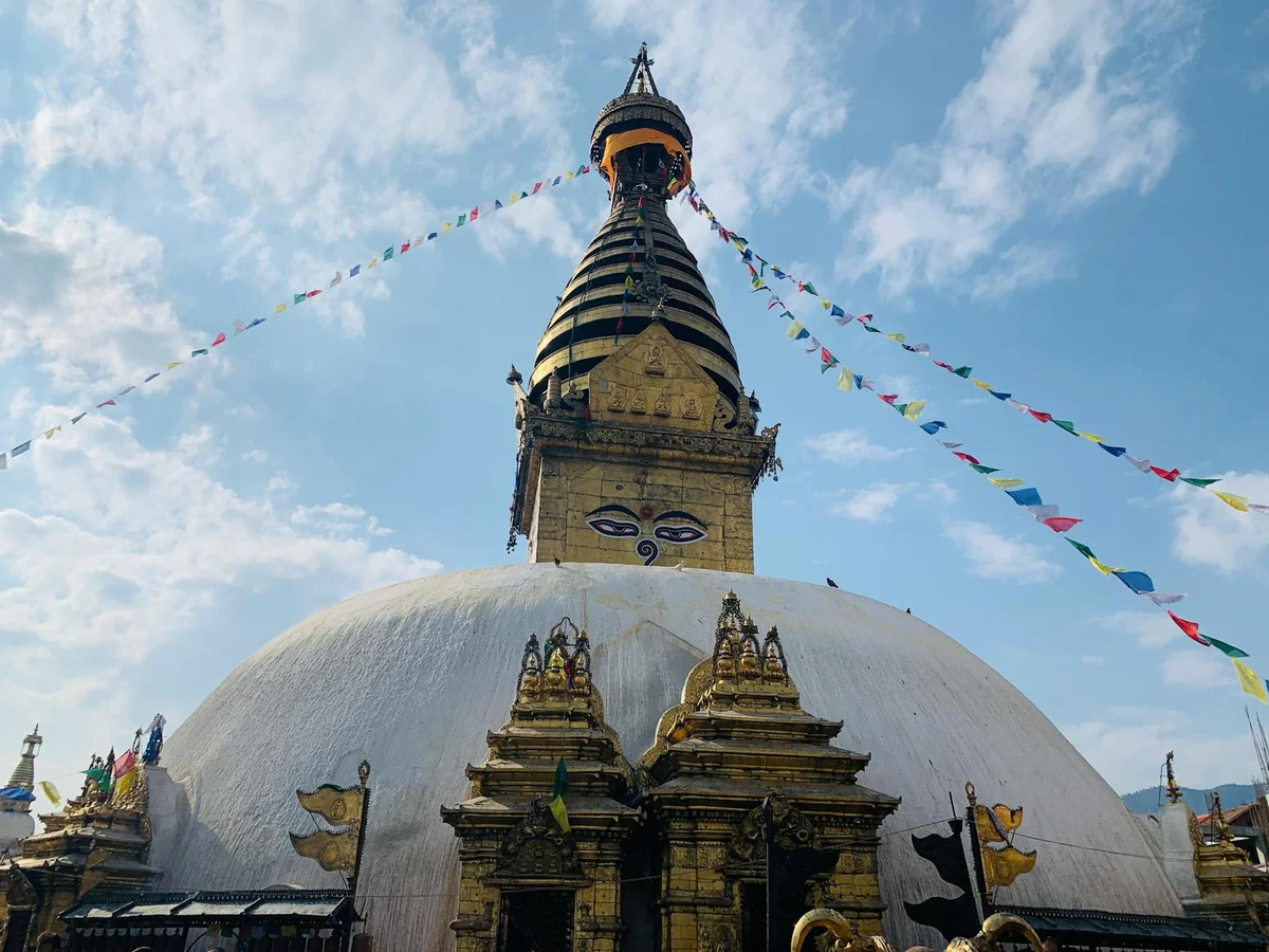 Swayambhunath Stupa view 1