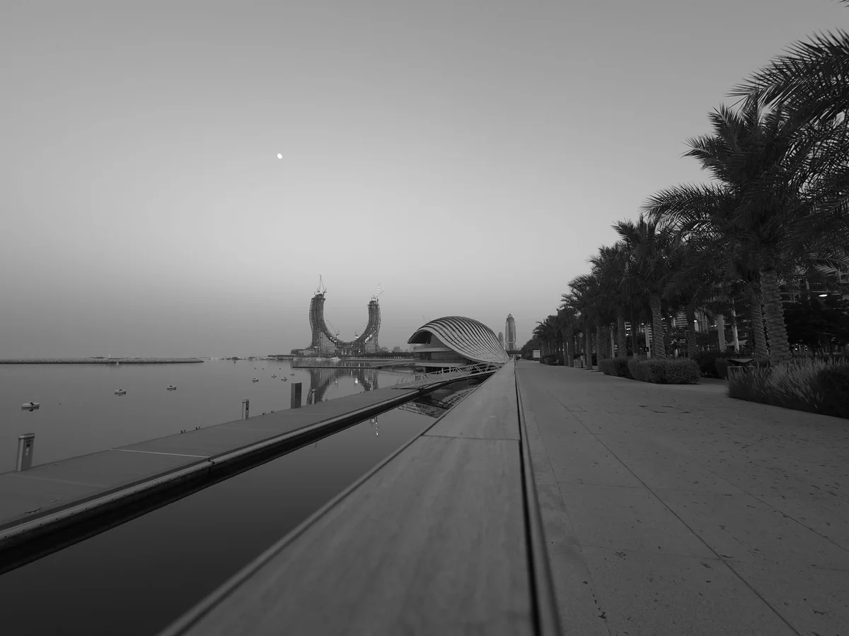 Lusail Marina Promenade view 2