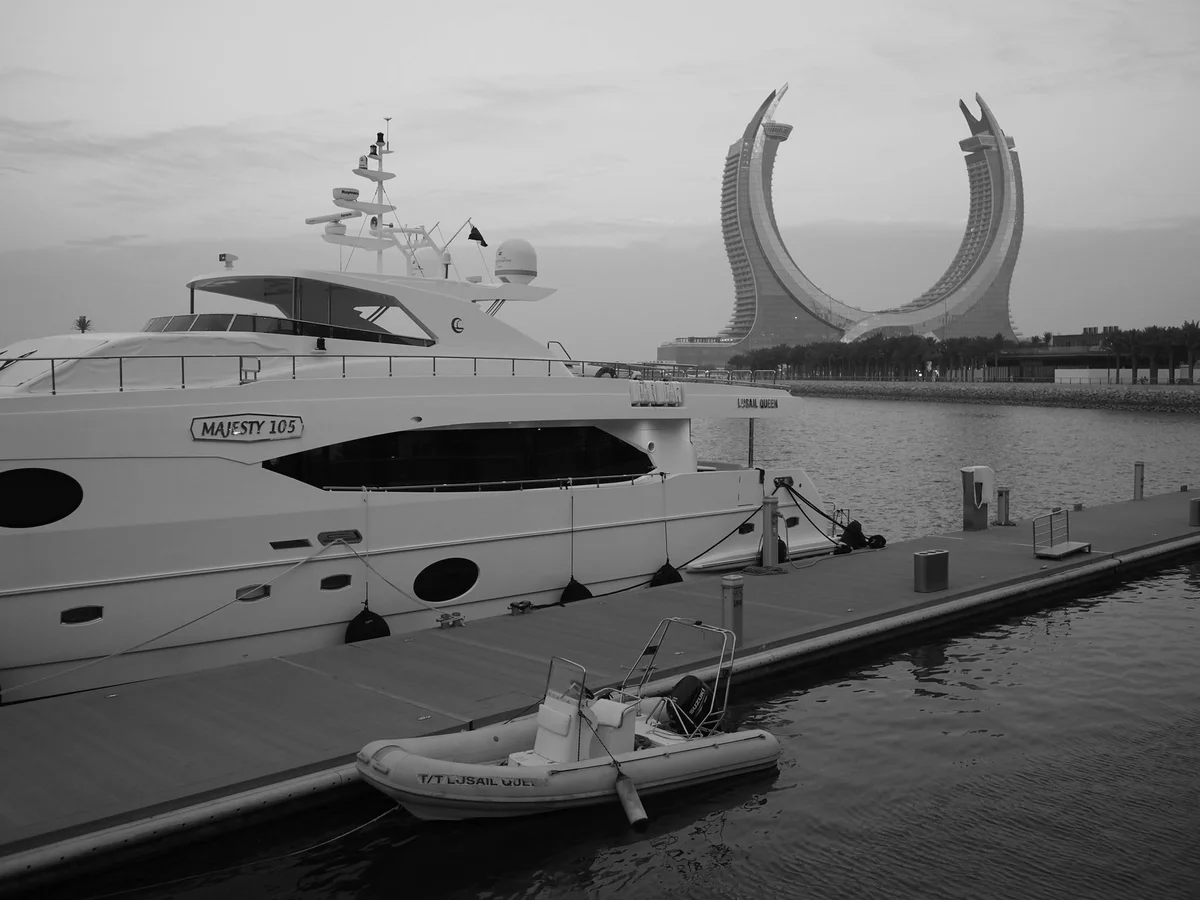 Lusail Marina Promenade view 1