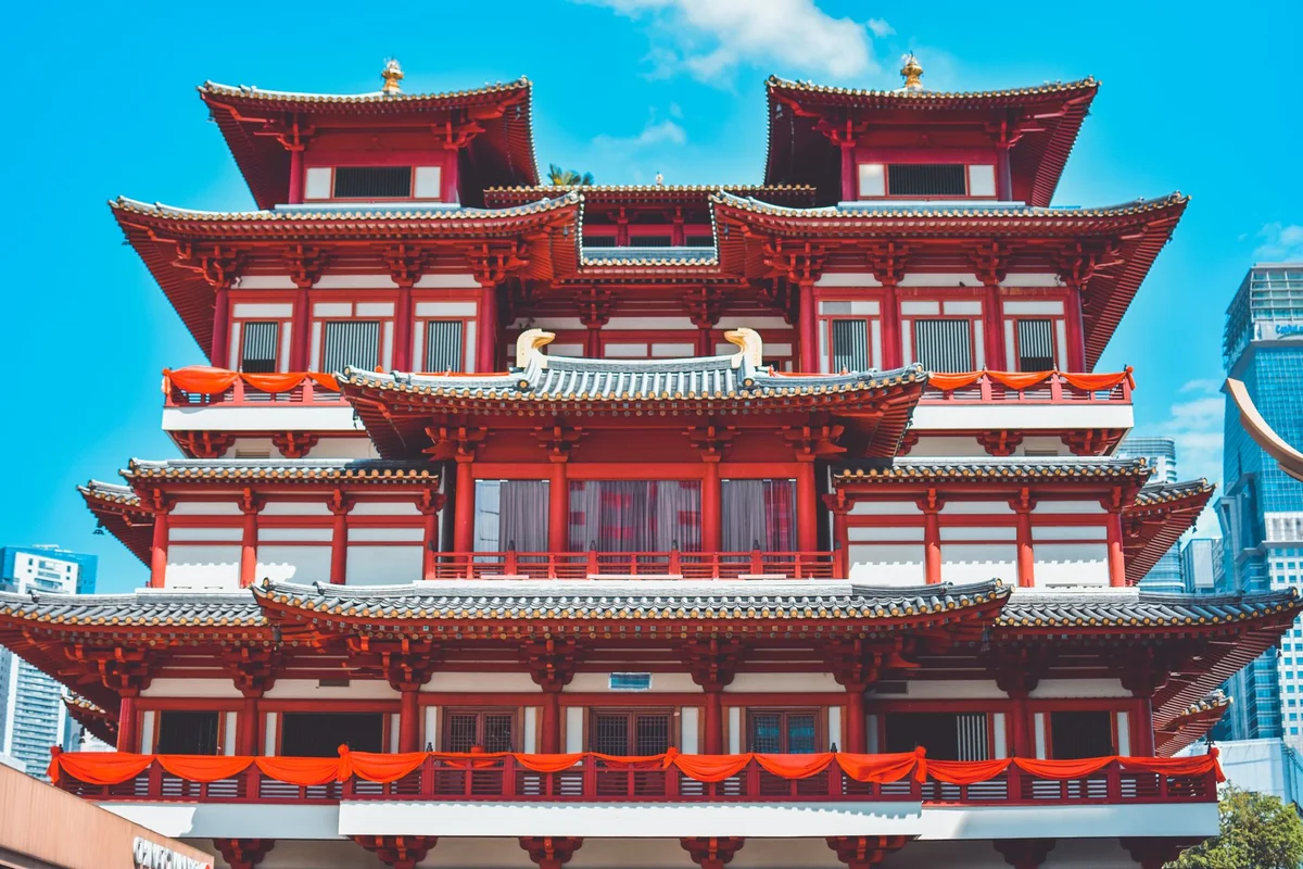 Buddha Tooth Relic Temple view 1