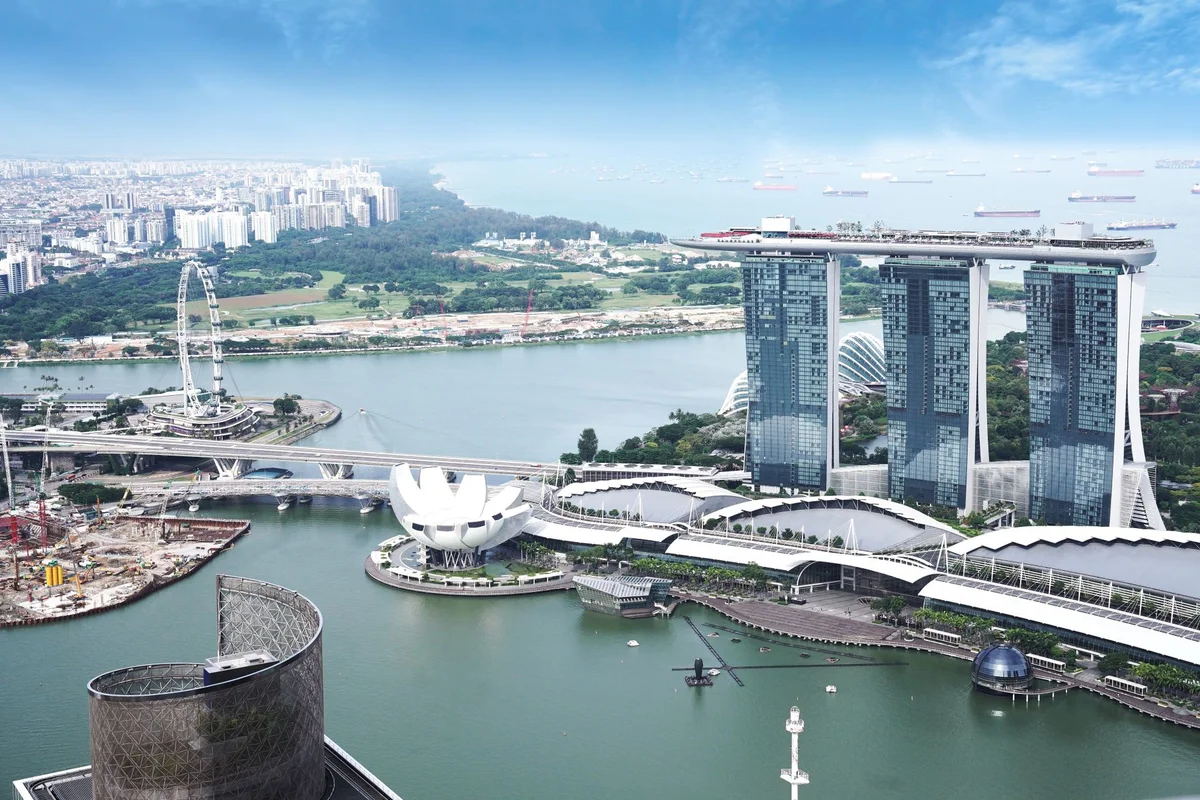 Marina Bay Sands SkyPark view 1