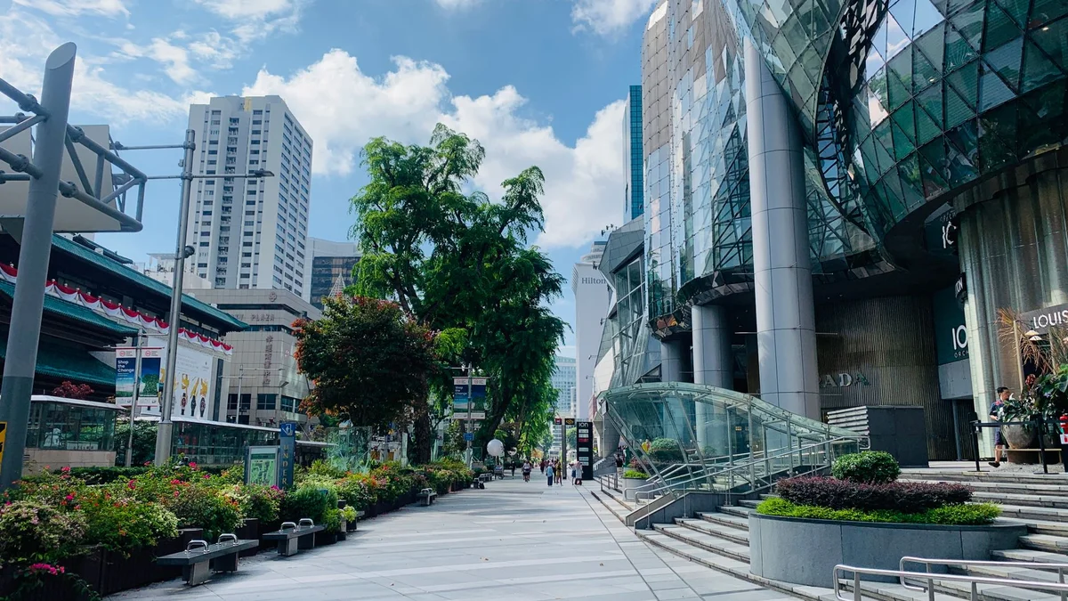 Orchard Road view 2