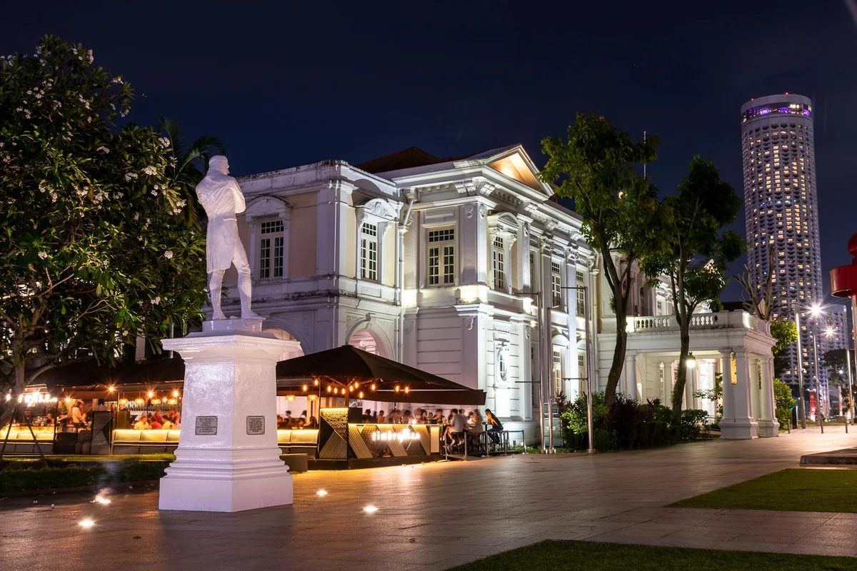Raffles Hotel Singapore view 1