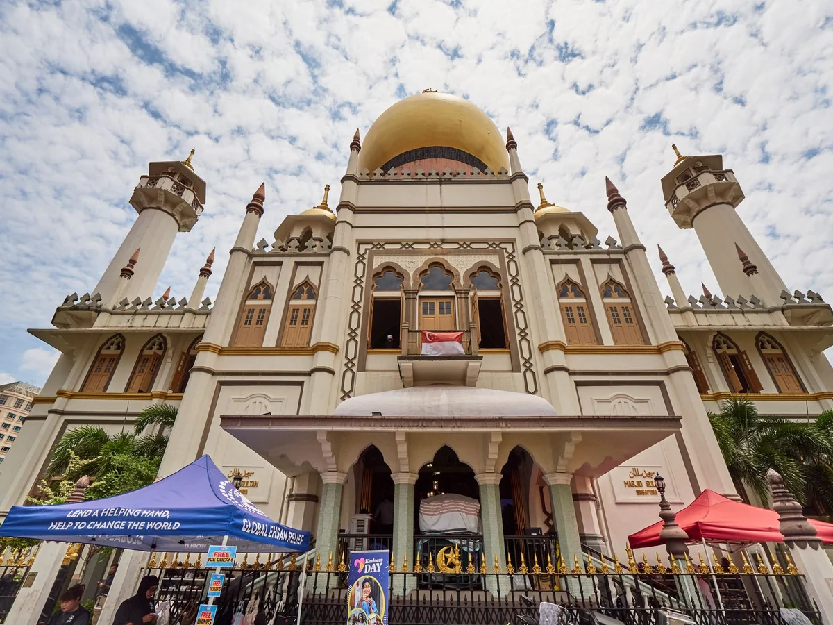 Sultan Mosque view 1