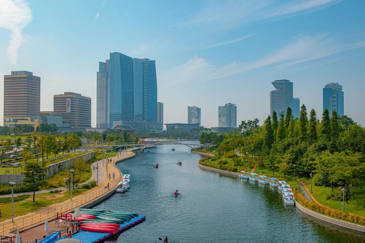 Songdo Central Park view 2