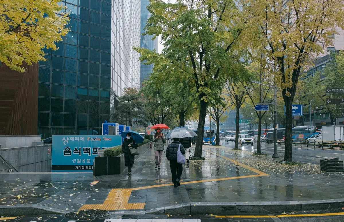 Myeongdong Shopping Street view 2