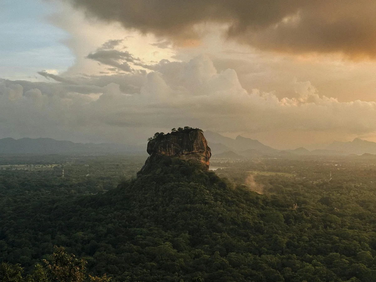 Sigiriya Rock Fortress view 1