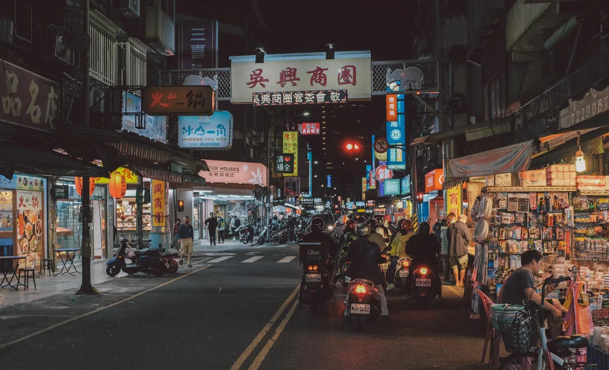 Tainan Flower Night Market view 1