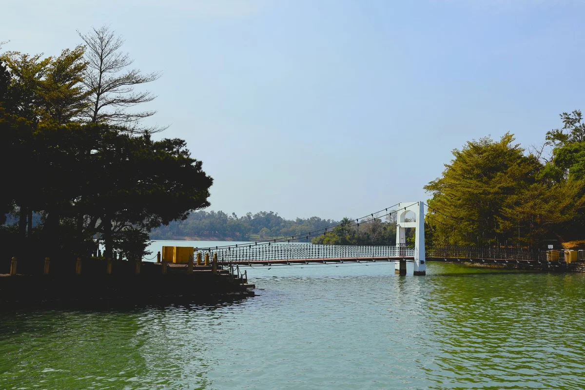 Gangkou Suspension Bridge view 1