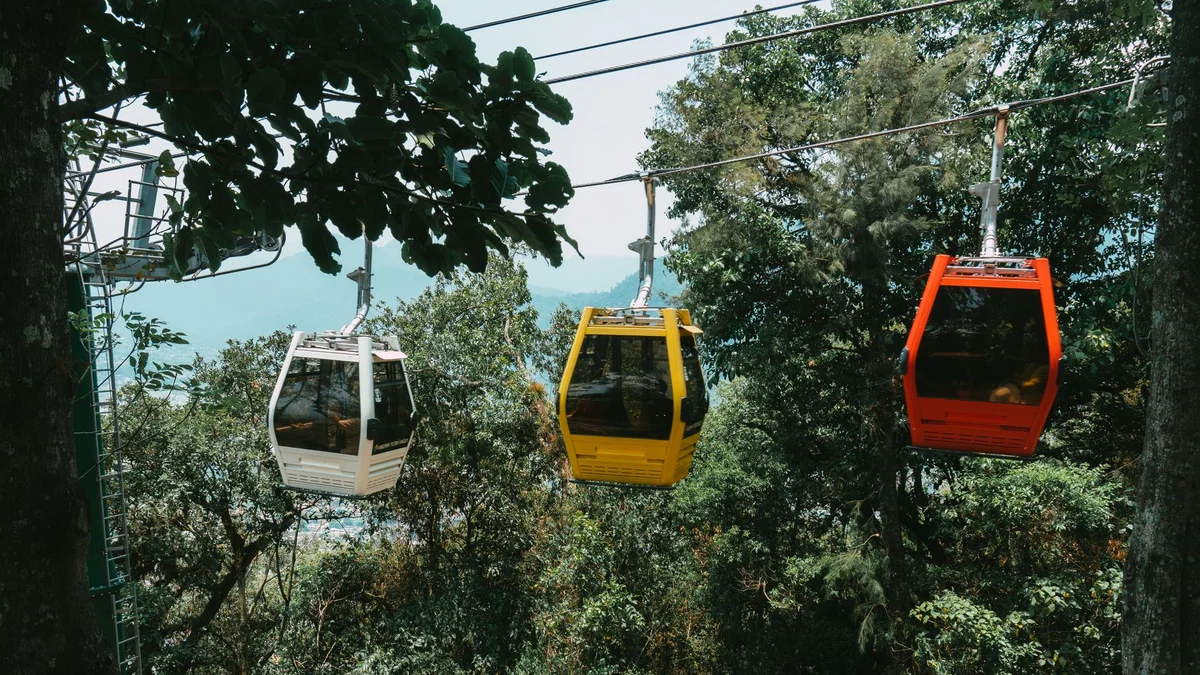 Maokong Gondola view 1