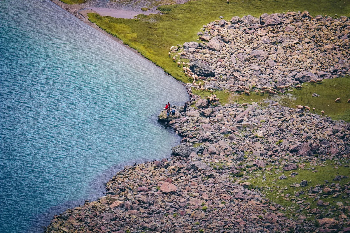 Iskanderkul Lake view 1