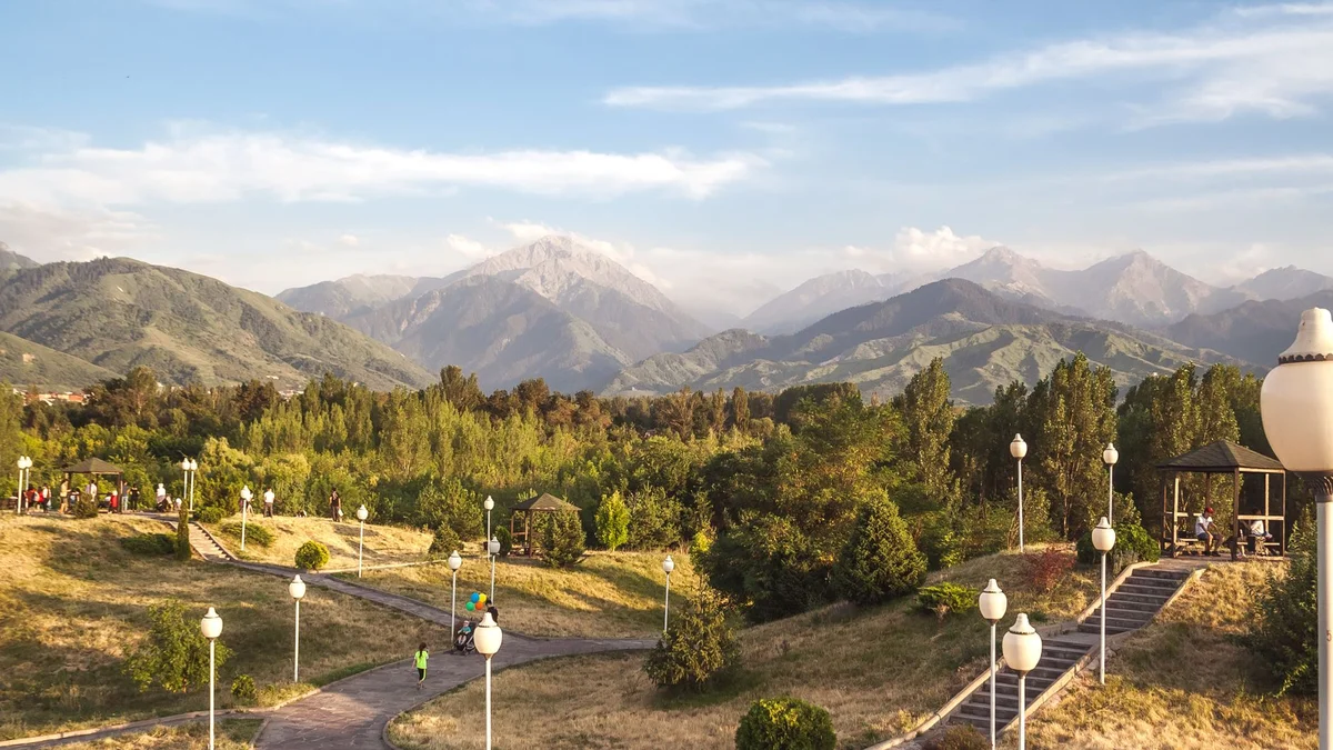 Dushanbe Flagpole view 1