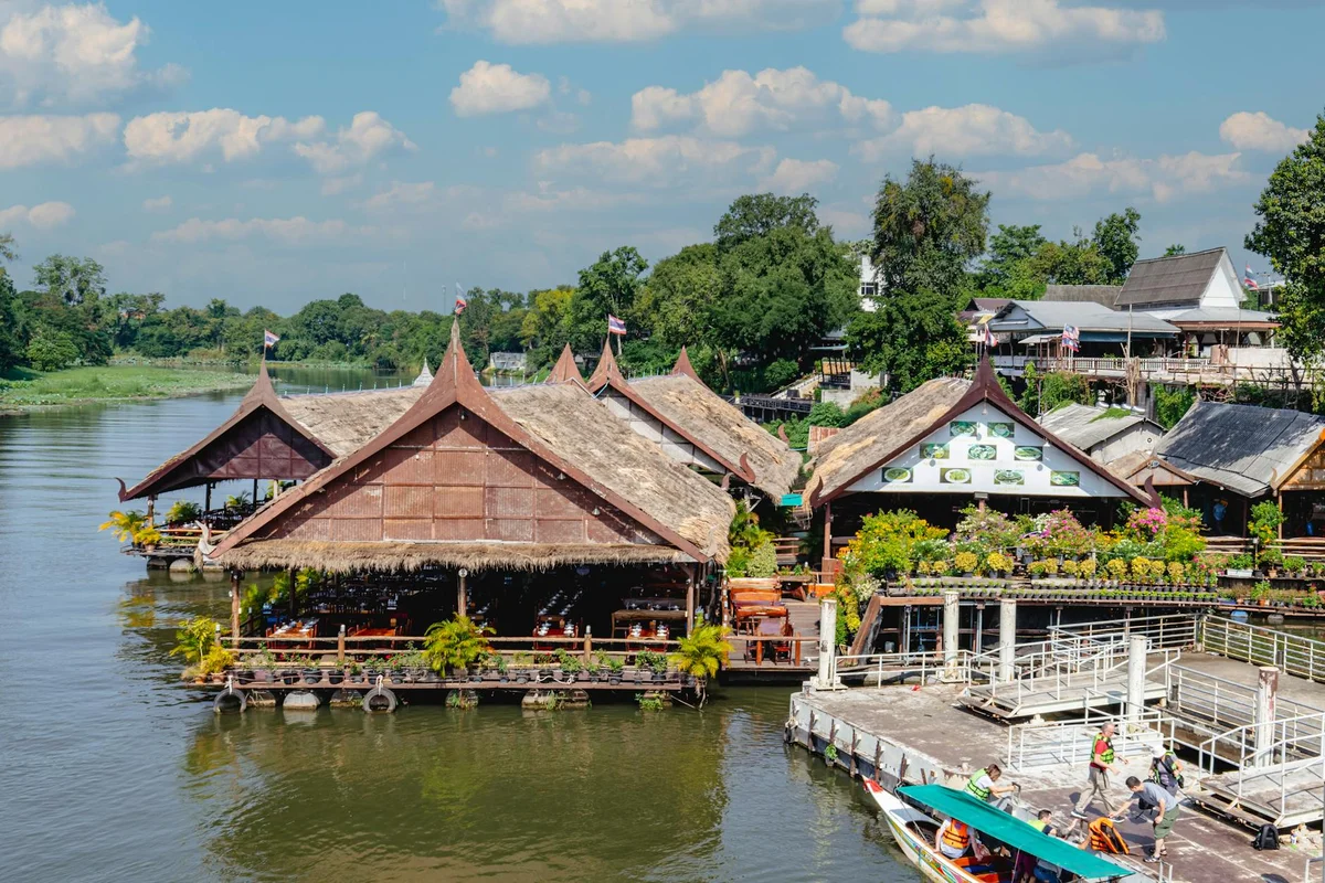 Ayothaya Floating Market view 1