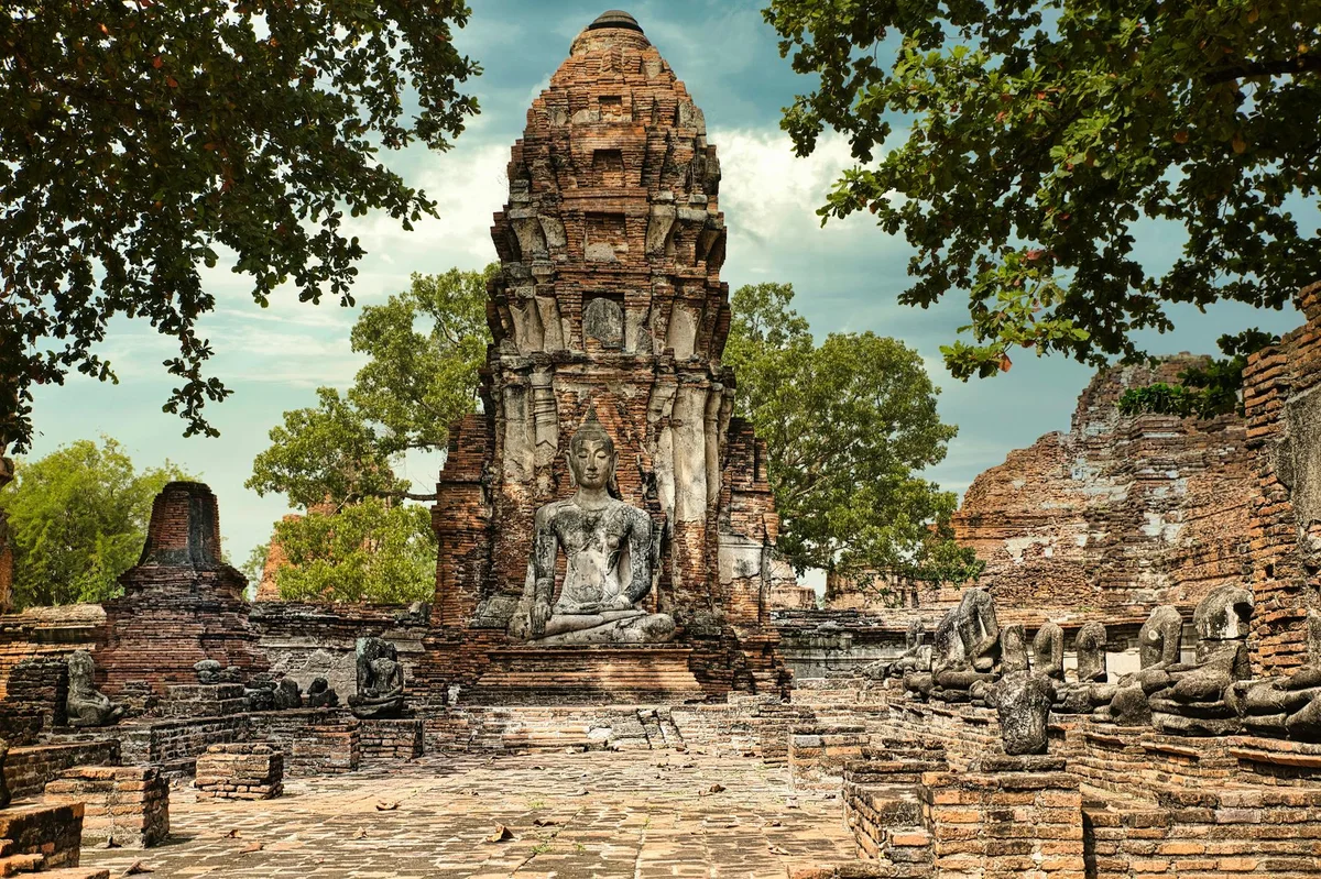 Ayutthaya Historical Park view 2