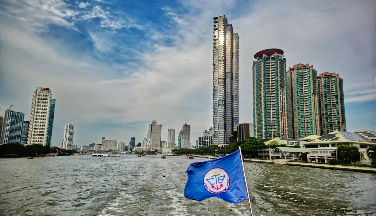 Chao Phraya River view 1